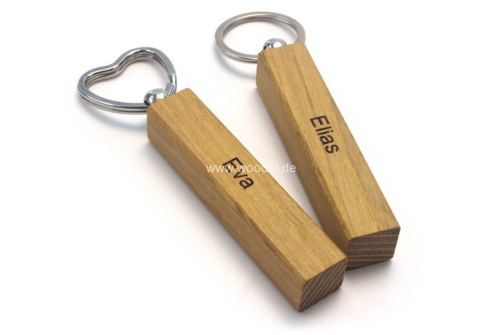 Schlüsselanhänger Akazie Holz