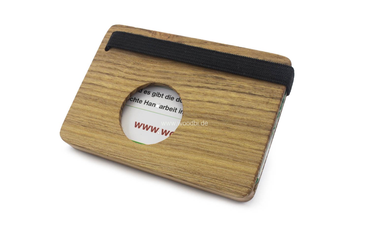 1 Etui für Visitenkarten akazie