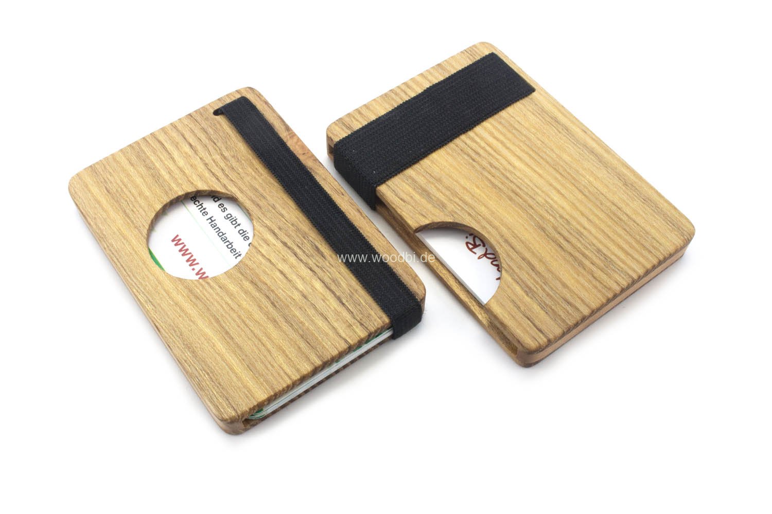 2 zwei Formen der Etuis für Visitenkarten