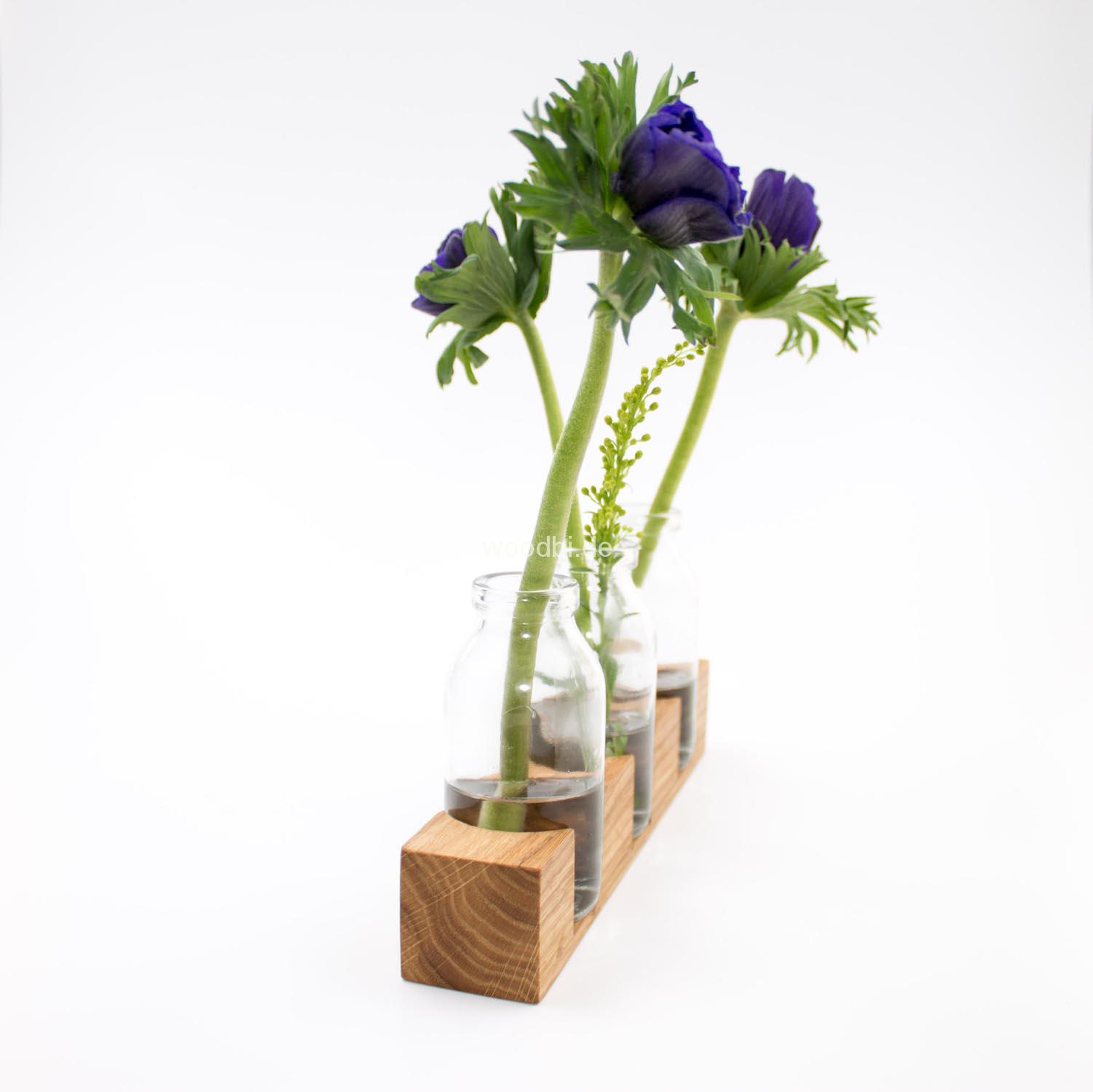 Blumenvase "ISONOE" aus Holz Blumenvase "ISONOE" aus Holz
