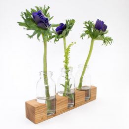 Blumenvase "ISONOE" aus Holz