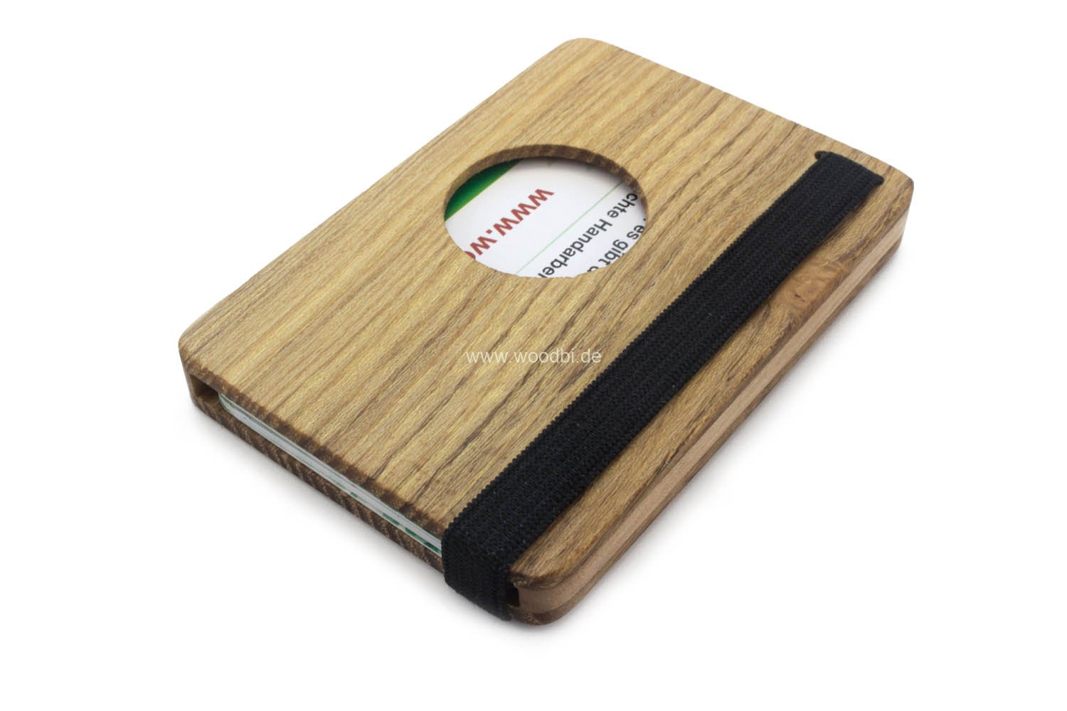 6 Aufbewahrung für Visitenkarten Holz