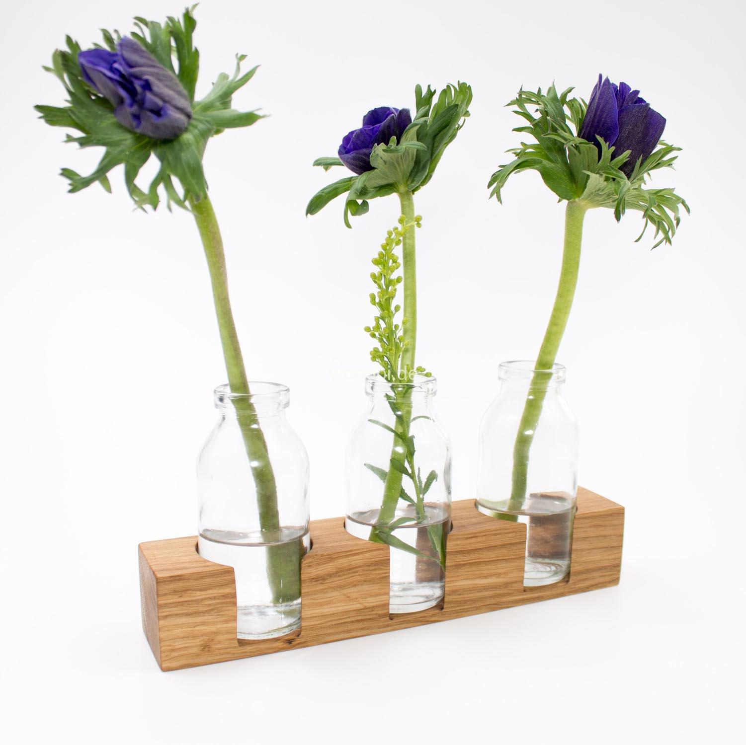 Blumenvase "ISONOE" aus Holz Blumenvase "ISONOE" aus Holz