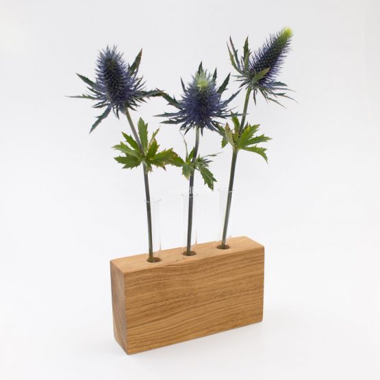 Blumenvase "ERINOME" aus Holz