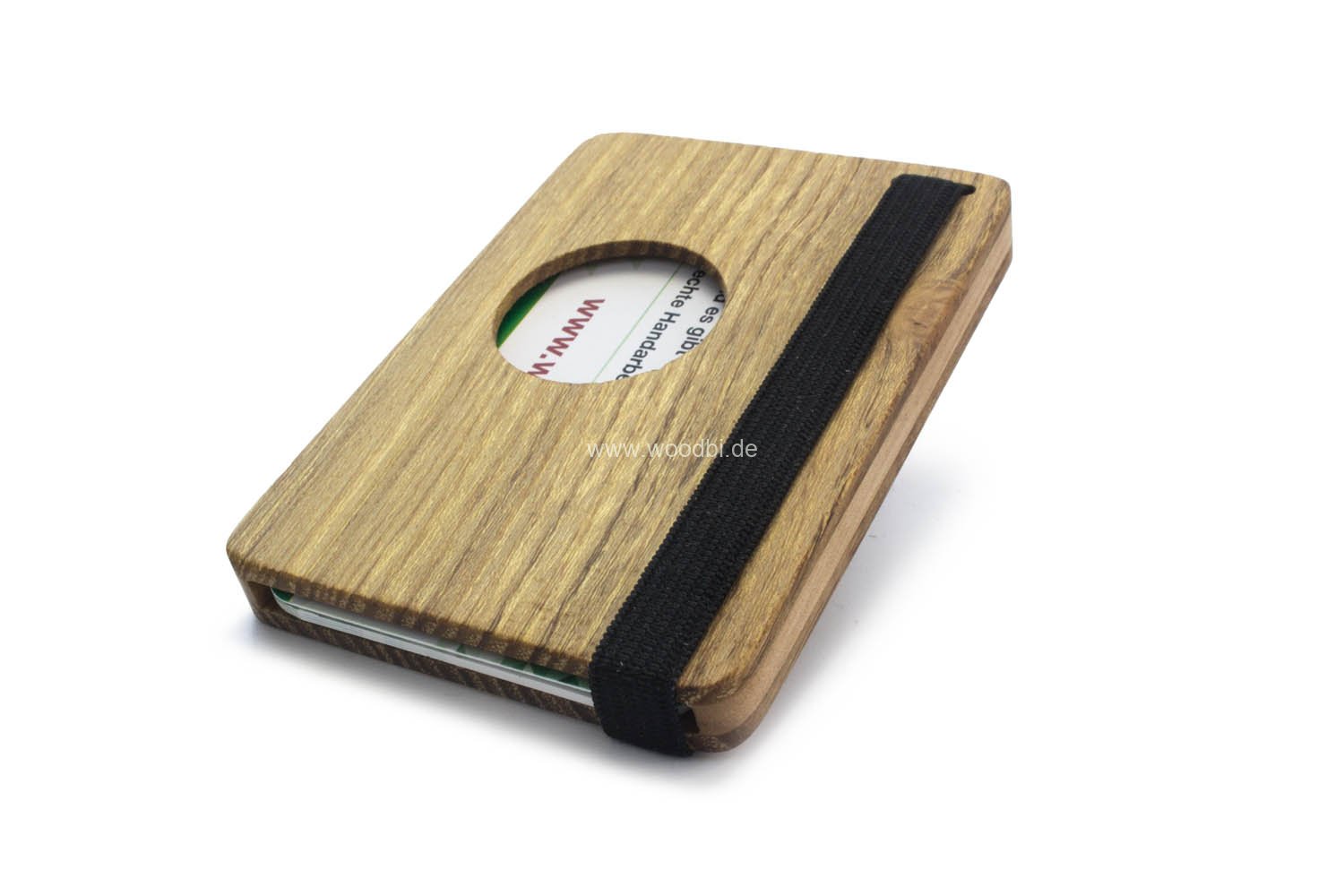 7 Visitenakrtencase aus akazie