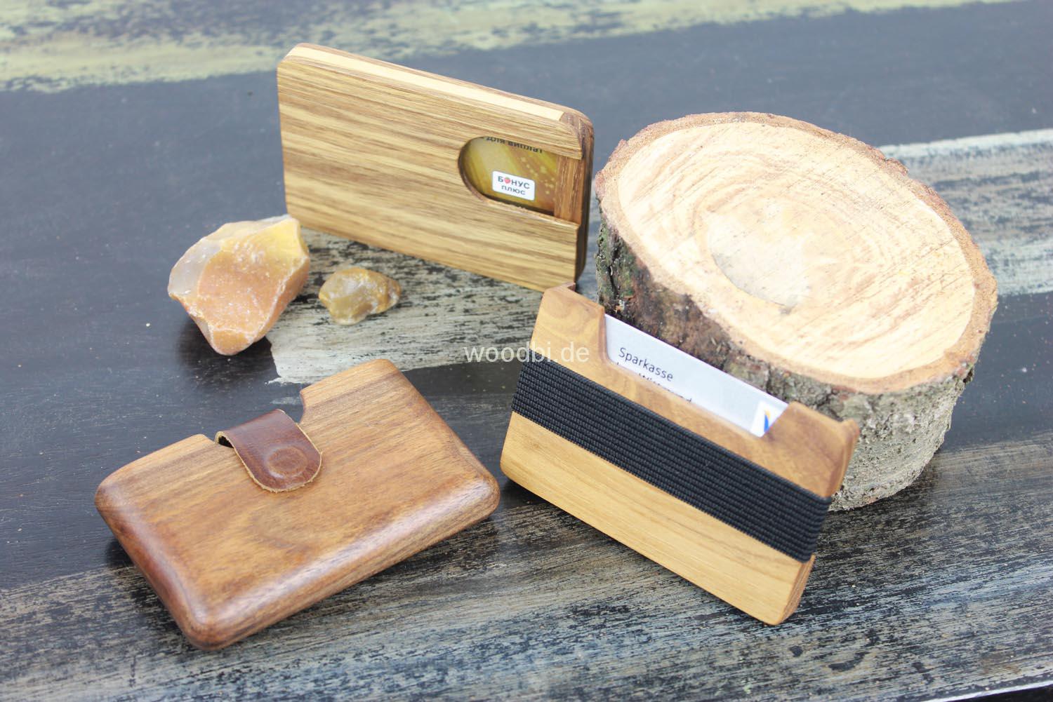 Holz Portemonnaie "EUKELADE" aus Holz - Akazie Holz Portemonnaie "EUKELADE" aus Holz - Akazie