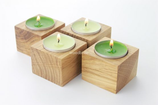 Kerzenständer "PRAXIDIKE" ´- Holz Eiche