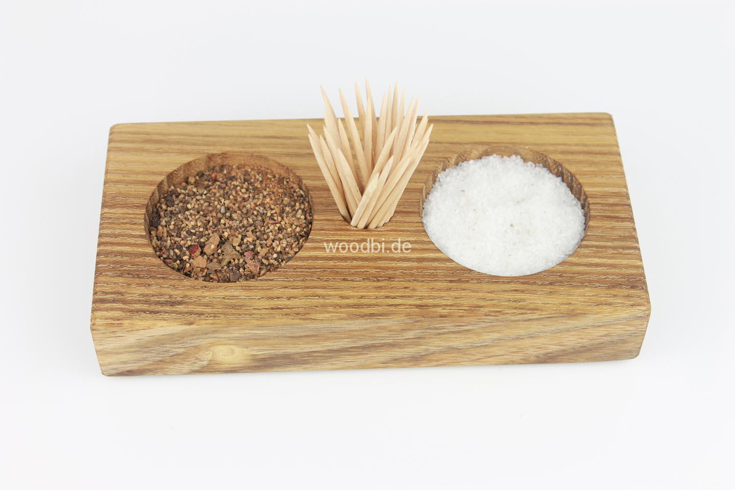 Salz und Pfefferspender "CYLLENE" aus Holz - Akazie Salz und Pfefferspender "CYLLENE" aus Holz - Akazie