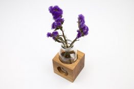 Blumenvase "LOCASTE" aus Holz