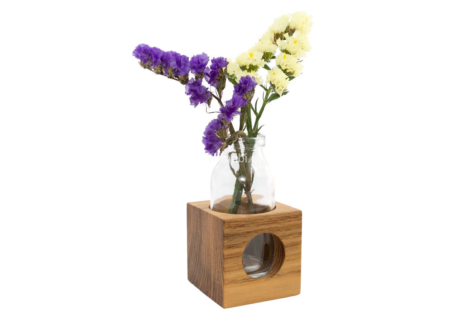 Blumenvase "LOCASTE" aus Holz Blumenvase "LOCASTE" aus Holz