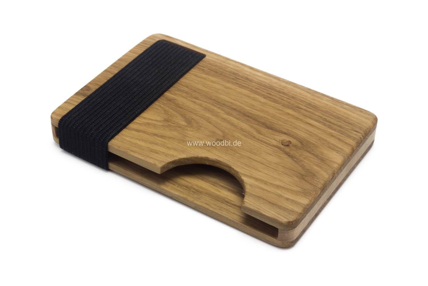 Kreditkartenetui aus Holz mit Verschluss