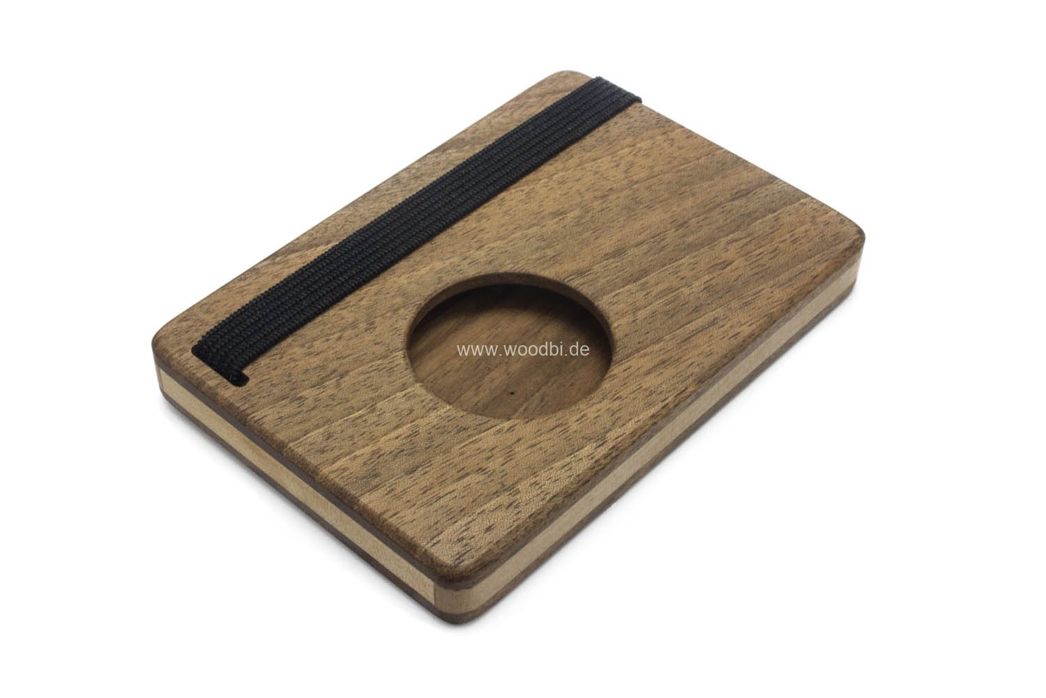 Visitenkarten Etui aus Holz Nussbaum