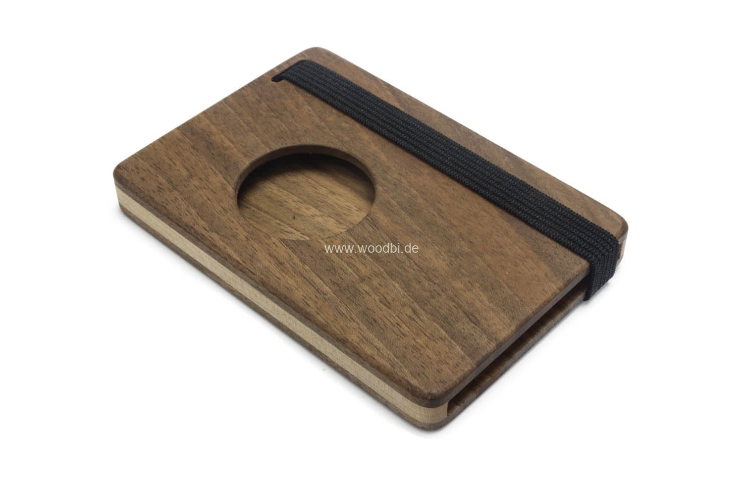 Visitenkarten Etui aus Holz mit Schriftzug