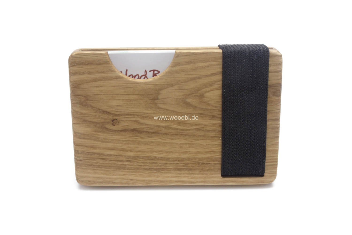 Visitenkartenetui aus Holz Eiche