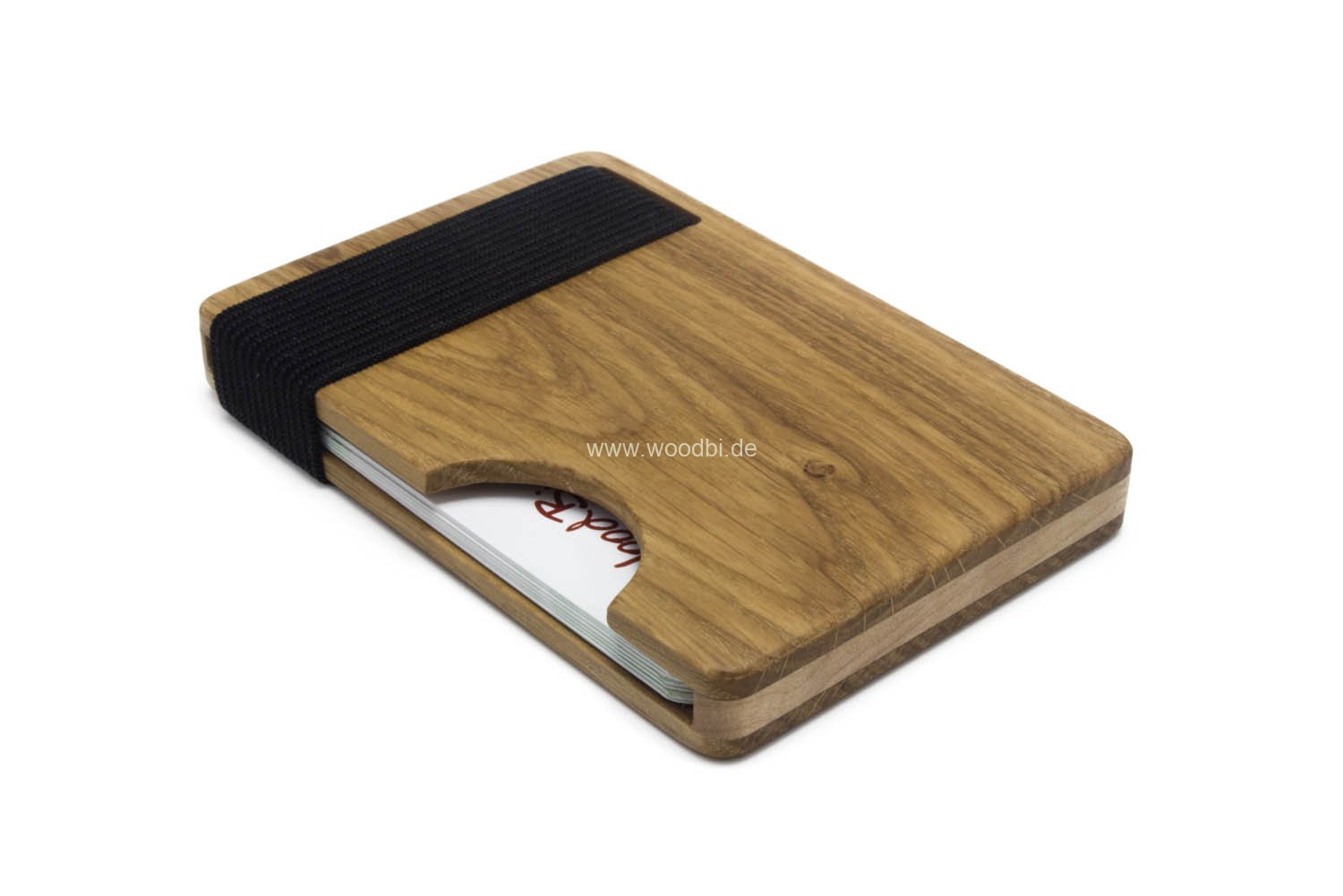 Visitenkartenetui aus Holz handmade