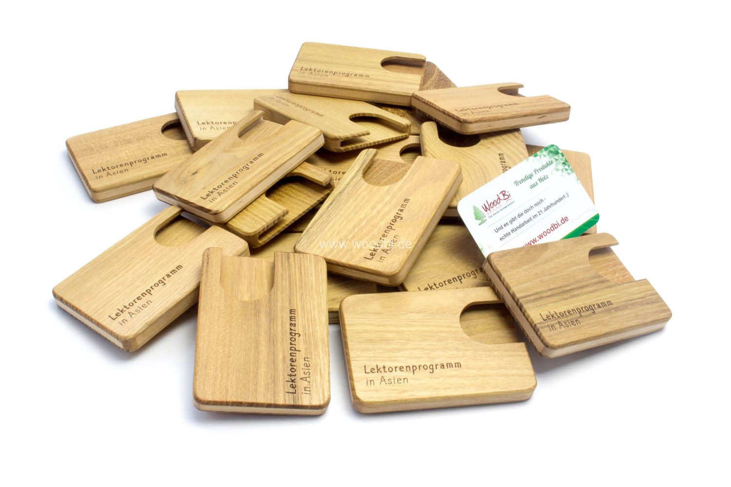 Visitenkartenhalter mit Gravur