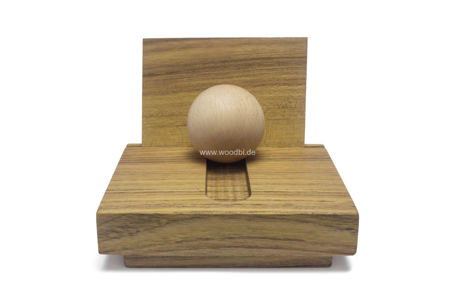 Halter für Visitenkarten mit einer kugel