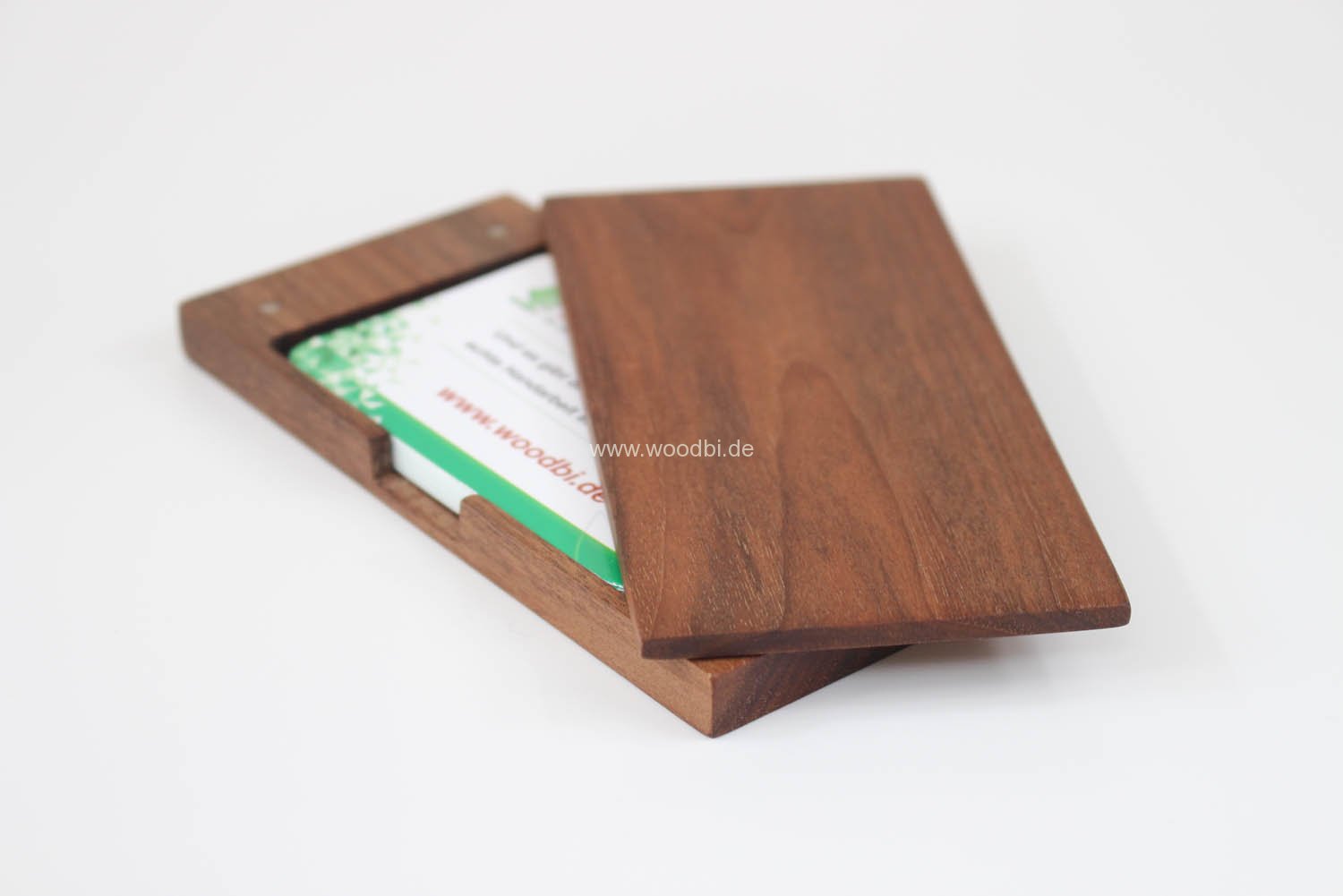 Holzbox für Visitenkarten
