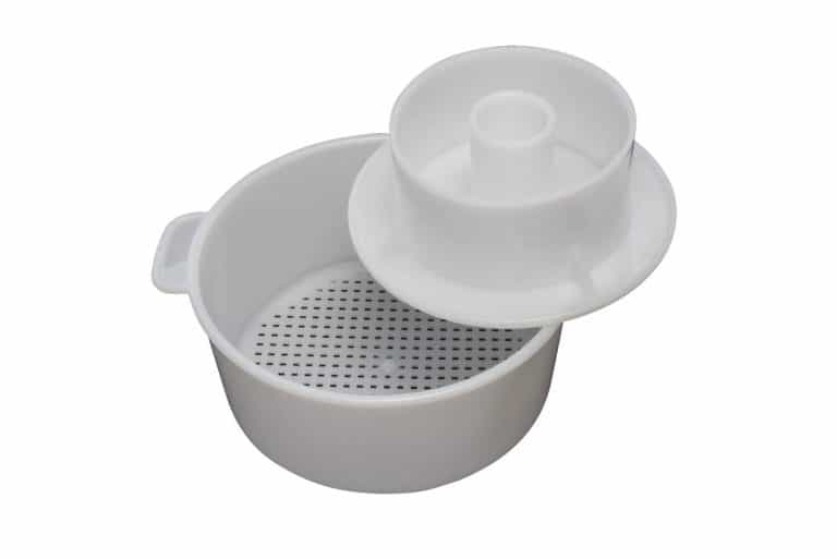 Home Supply Käsepresse Aus Holz – 30,5 Cm, Mit Metallführungen & 1,27 L Form – Für Cheddar & Hartkäse