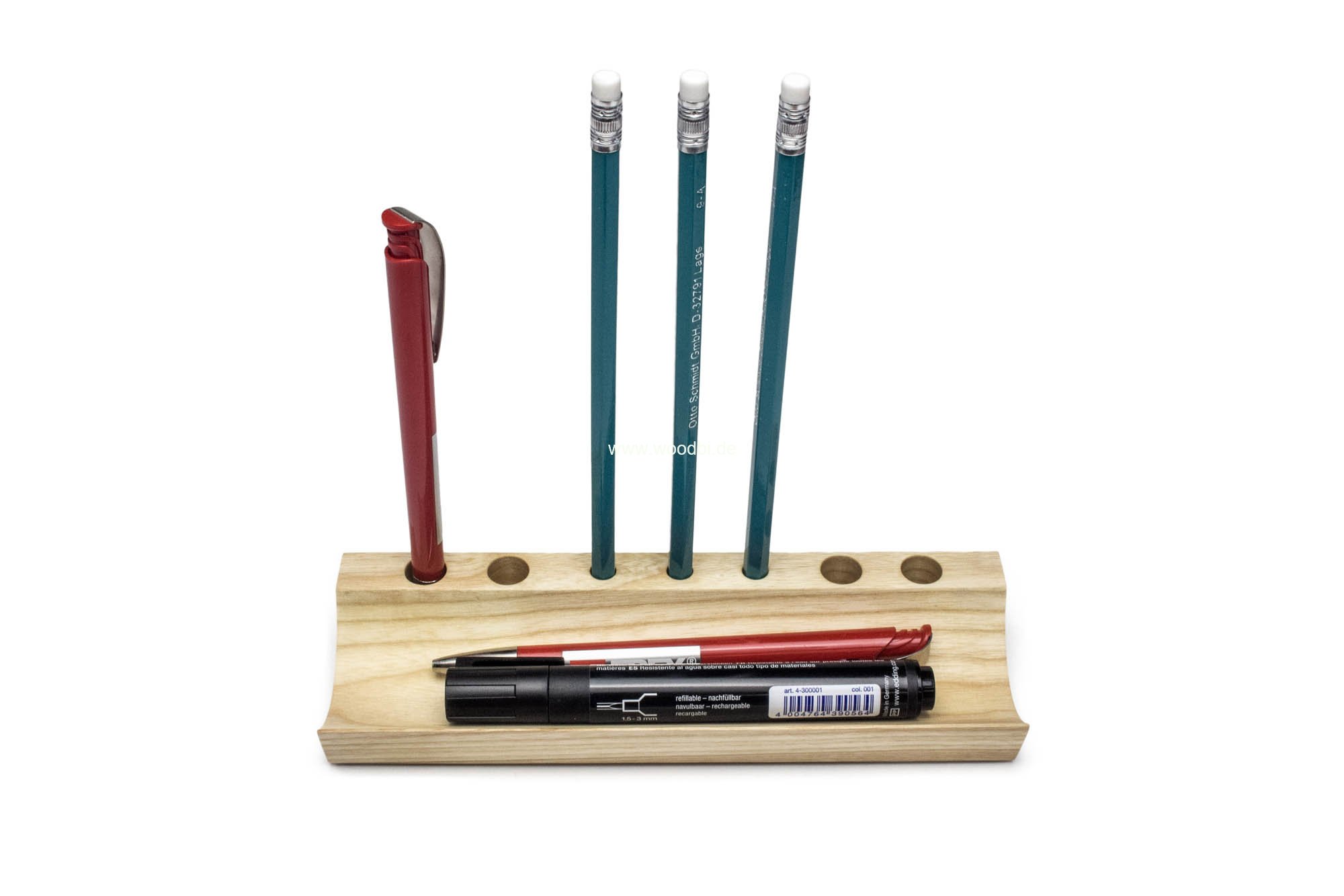 Stiftschale aus Holz hell