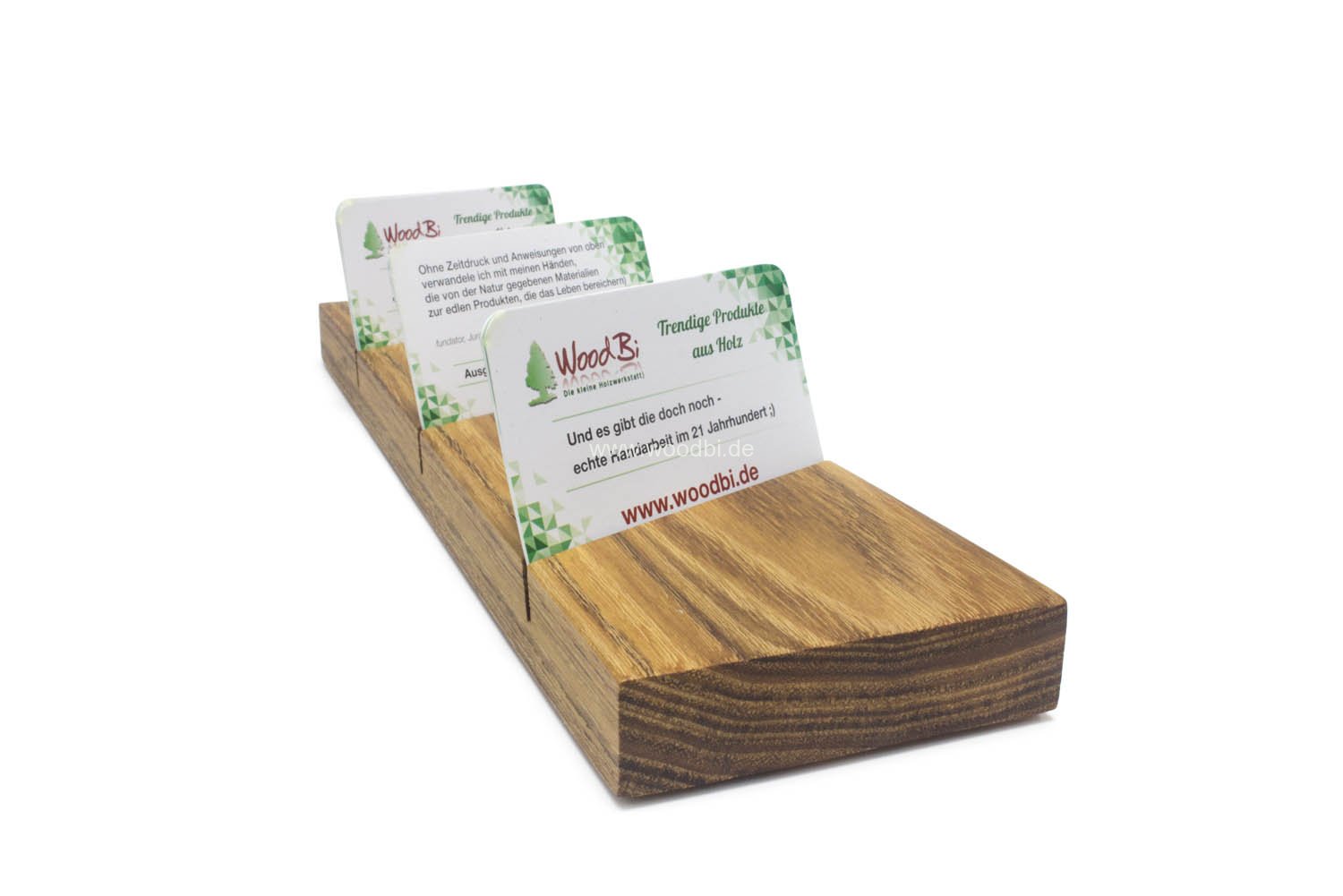 kartenhalter aus Holz