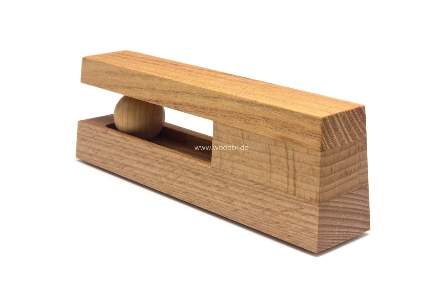 Handtuchhalter aus Holz mit Kugelsicherung