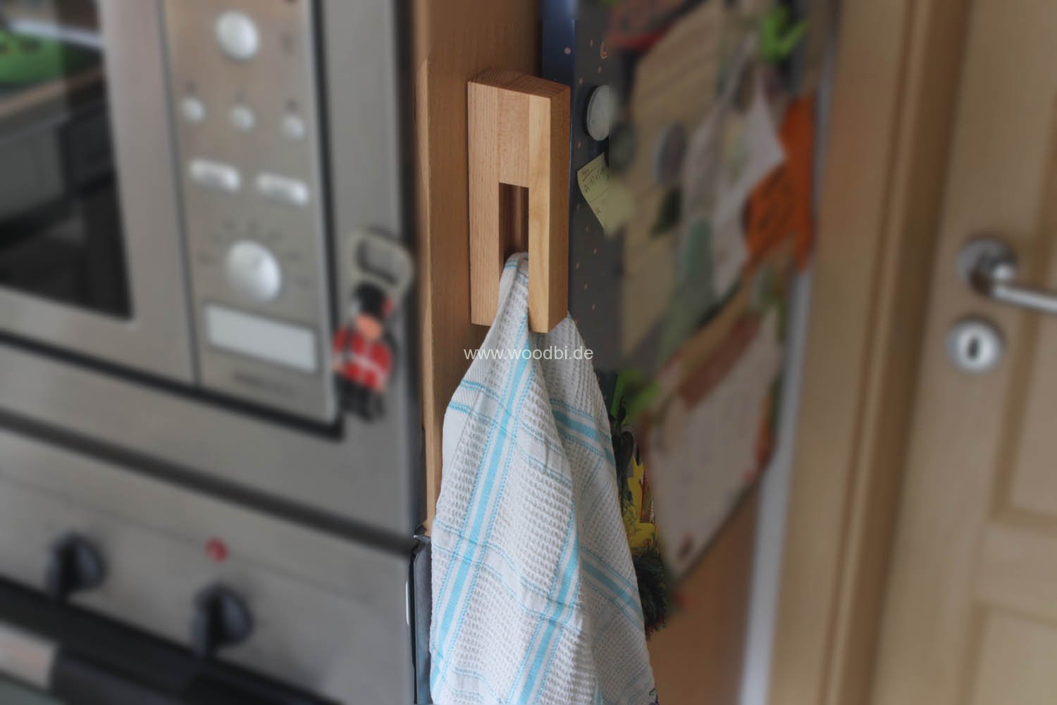 Handtuchhalter aus Holz sicherer Halt