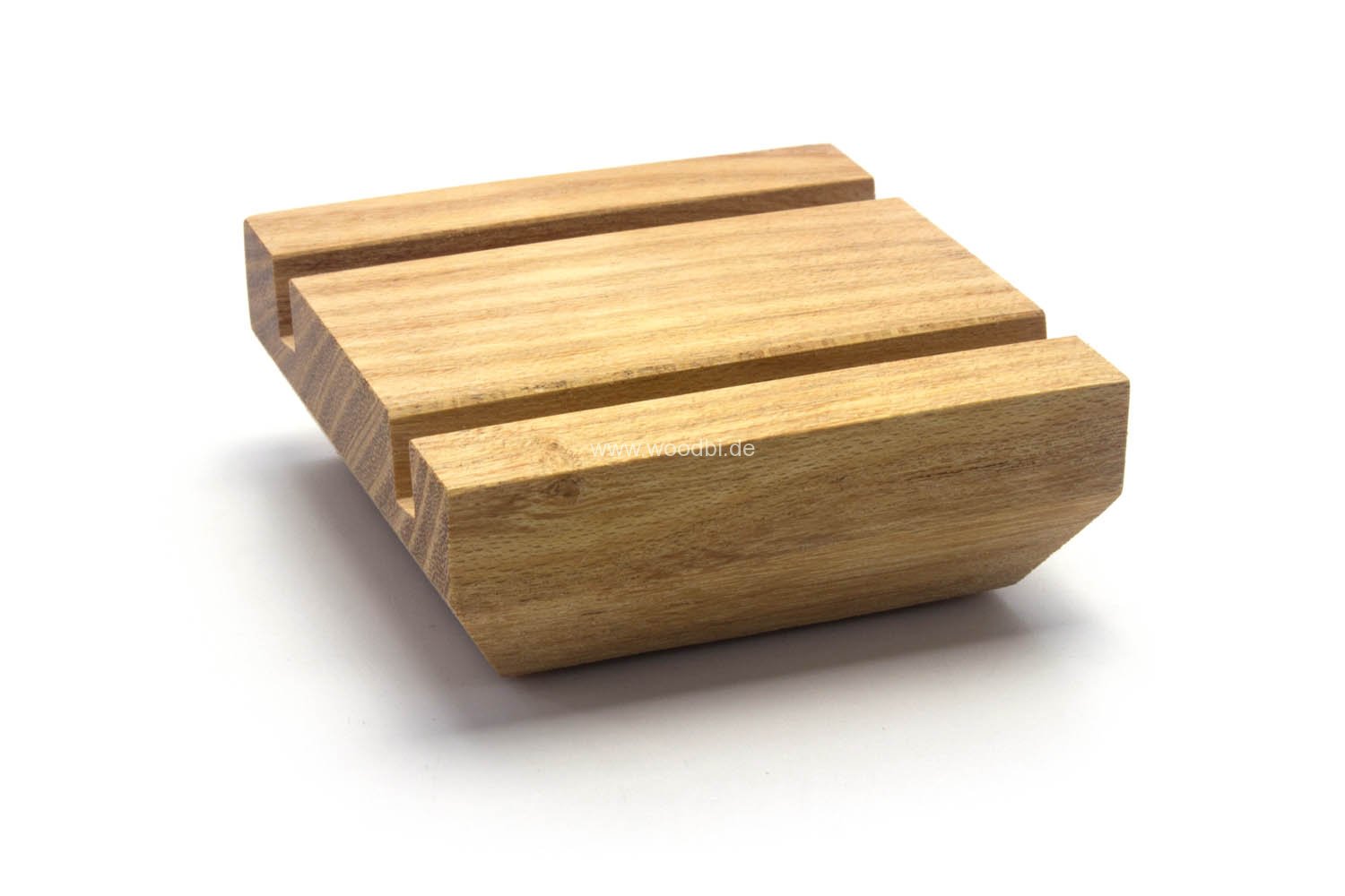 Kleiner Visitenkartenständer aus Holz