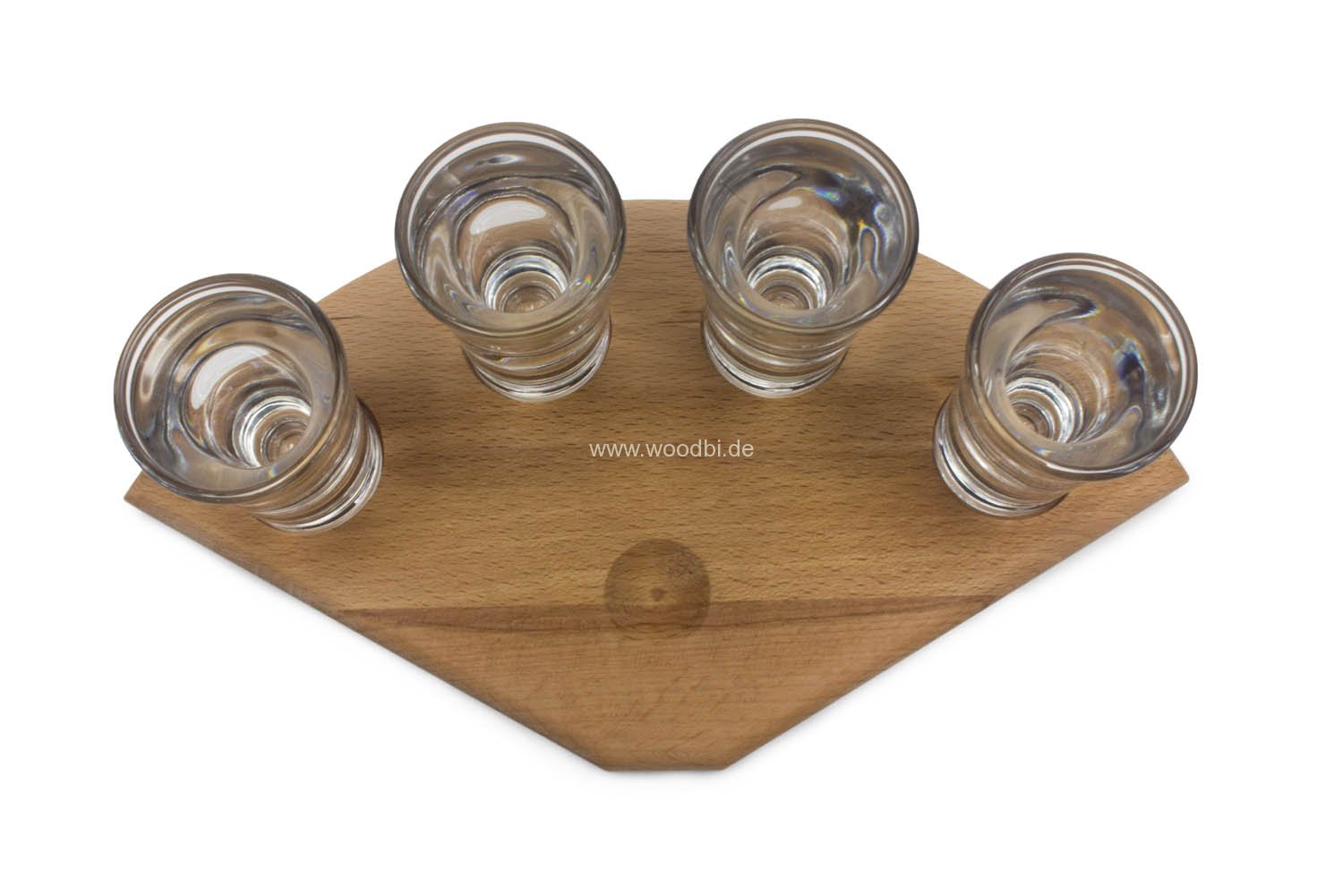 Kleines Schnapsglasträger halbrund