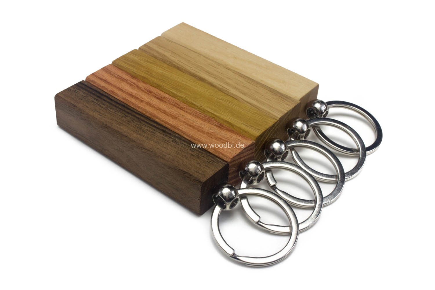 Schlüsselanhänger Holzarten woodbi übersicht