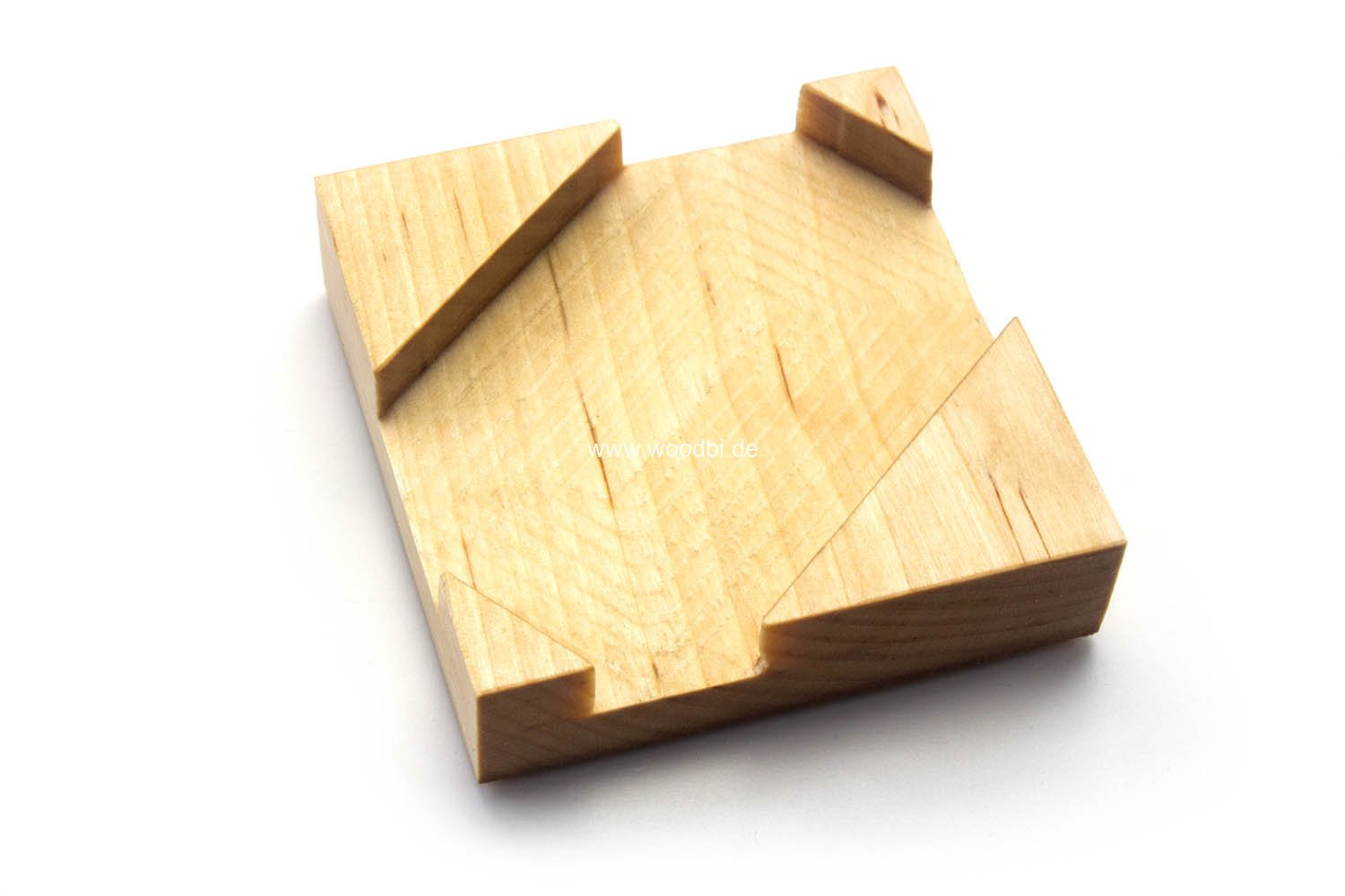 Visitenetui für den Tisch aus Holz