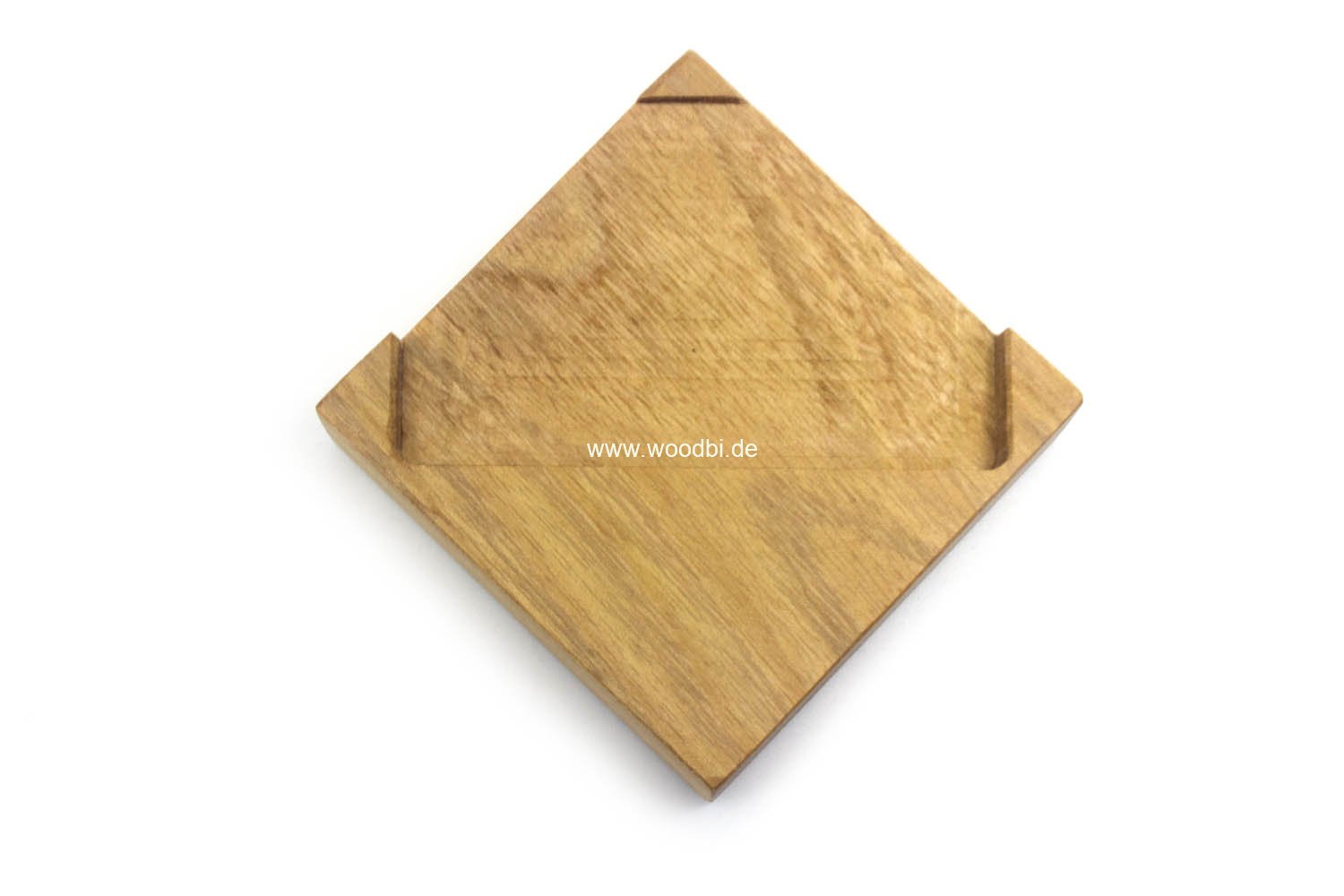 Visitenkartenbox aus Holz Akazie