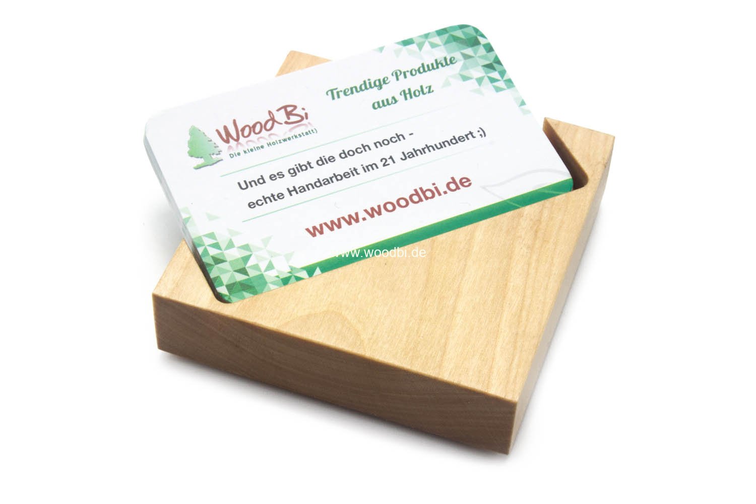 Visitenkartenhalter Quadratisch Tisch Geschenk Laser