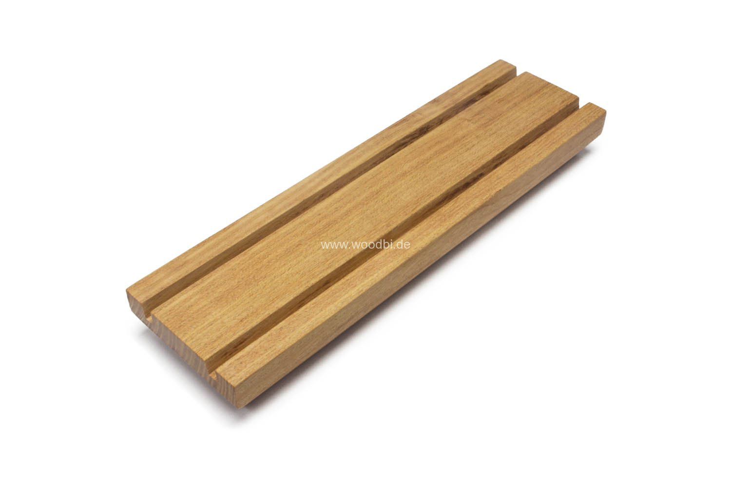 Visitenkartenständer aus Holz Doppelreihe