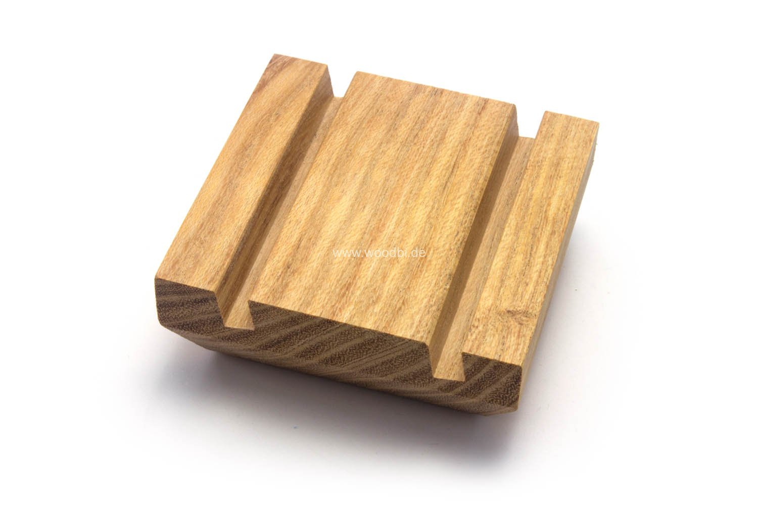 Visitenkartenständer aus Holz für 30 Karten