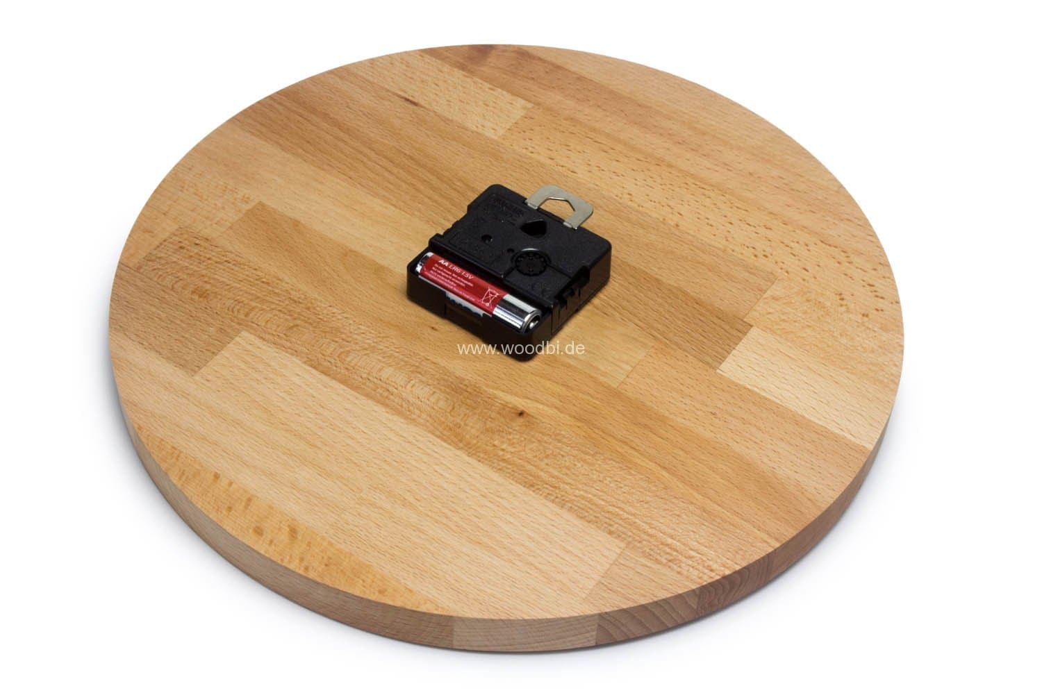 Wanduhr aus Holz mit Junghans Uhrwerk