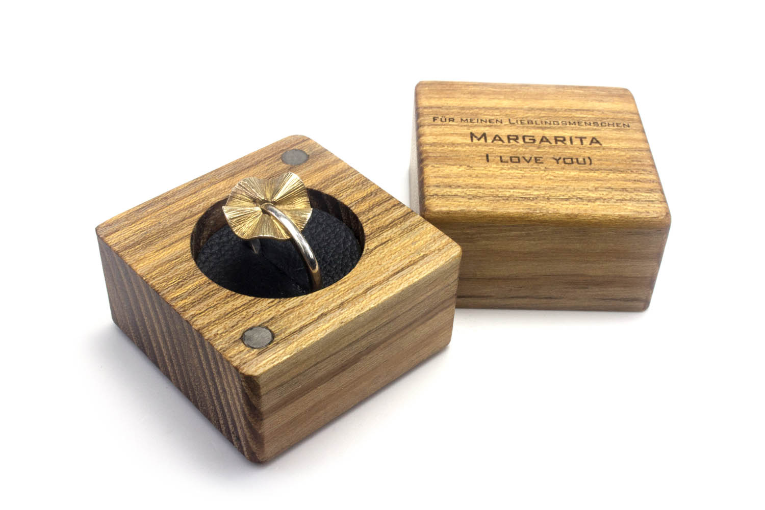 Ringbox aus Holz