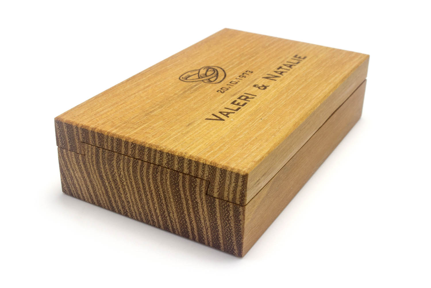 Ringetui Holz mit gravur