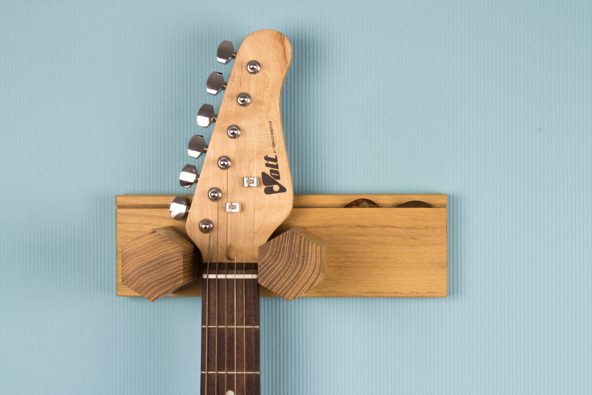 Gitarrenwandhalter holz