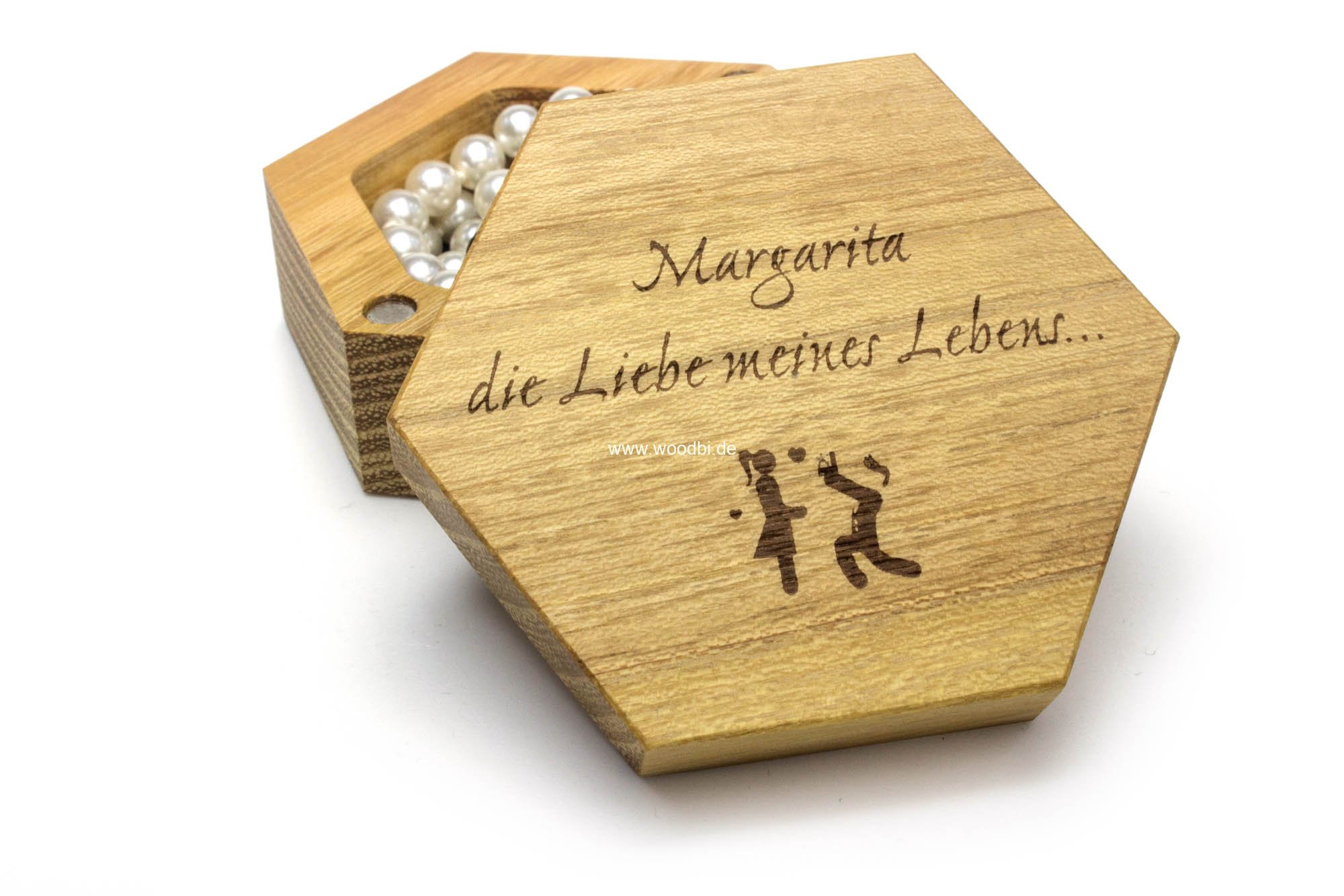 Schmuckbox aus Holz Kette