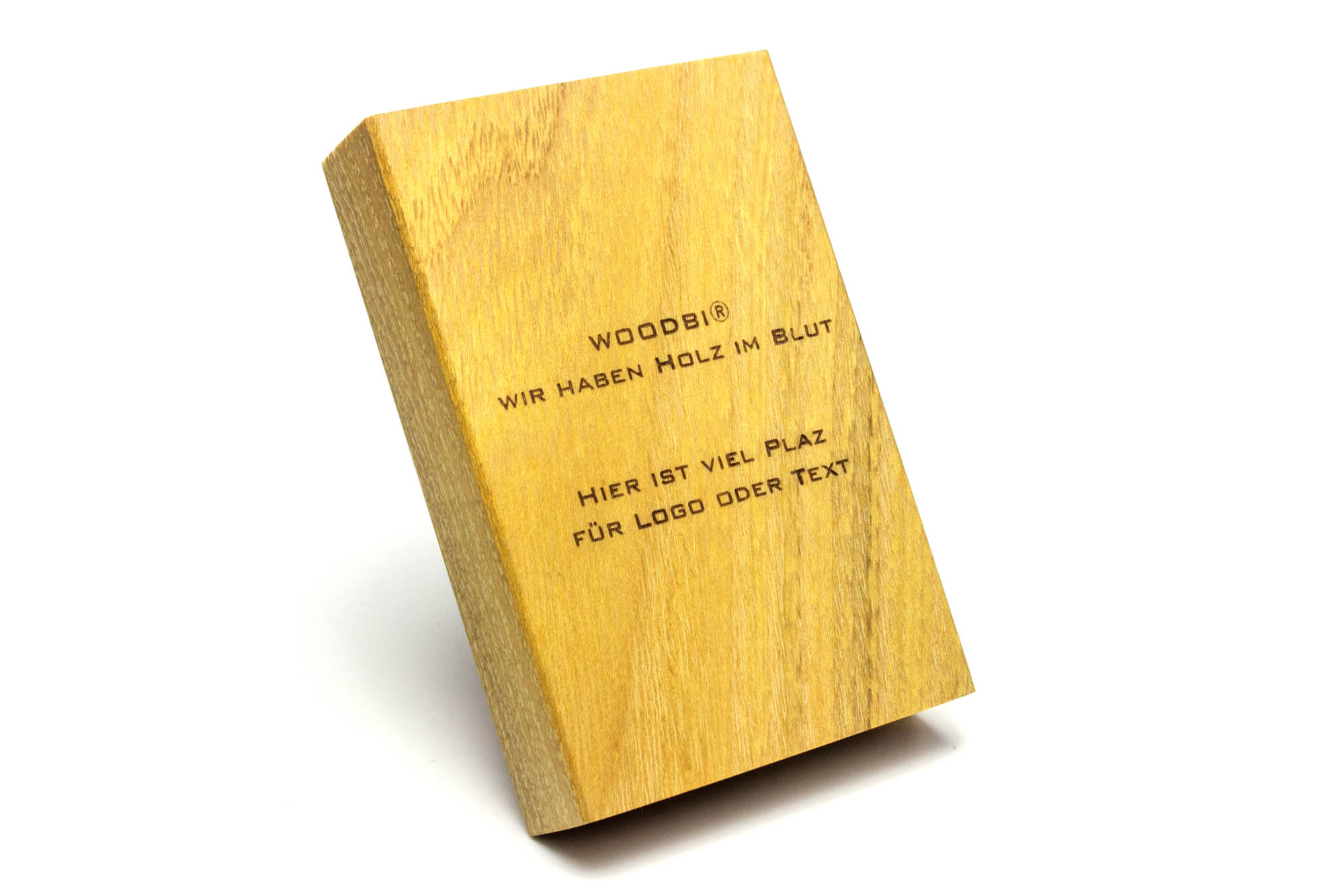 Stiftehalter aus Holz Werbegeschenk