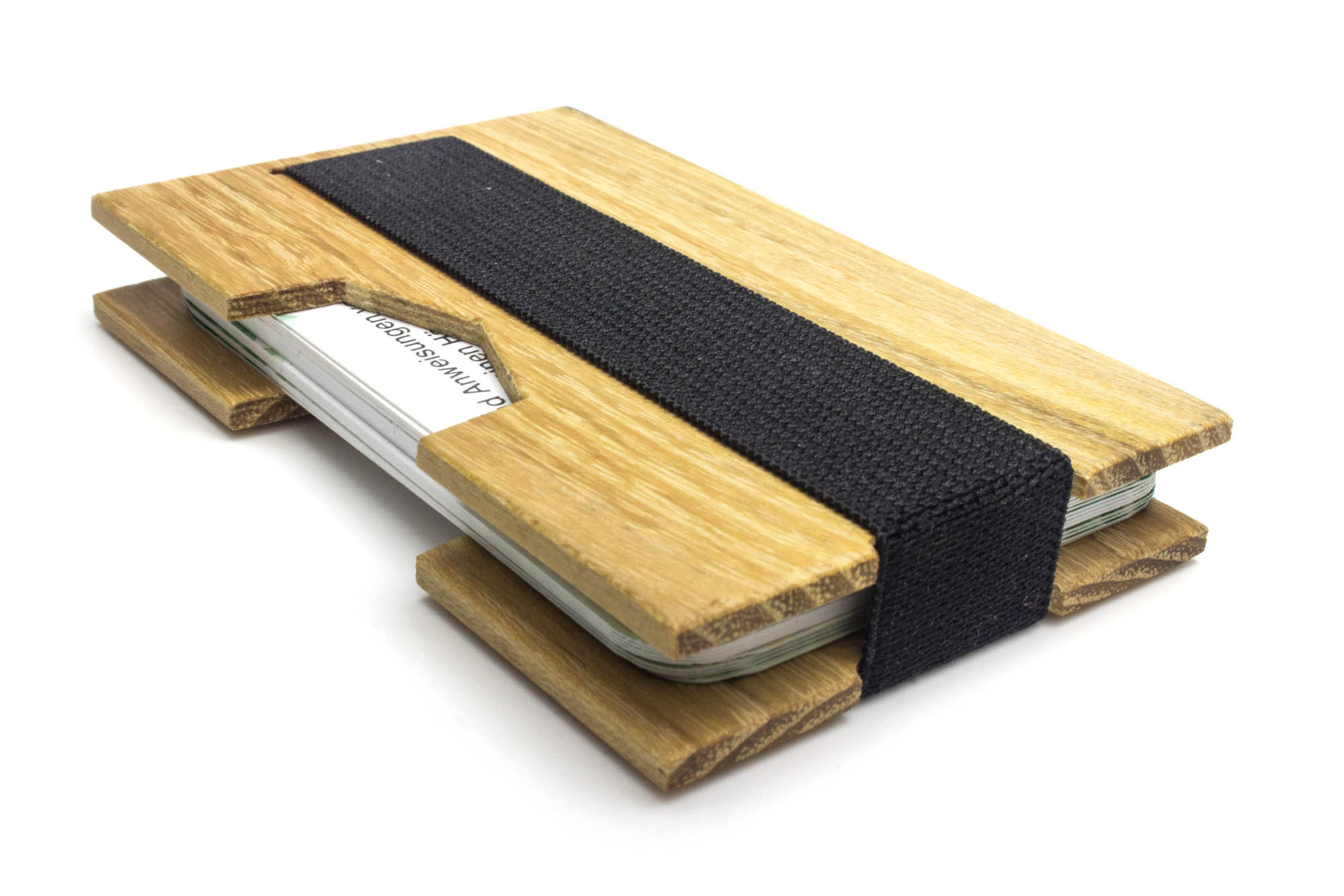 Visitenkartenetui minimalistisches Holz
