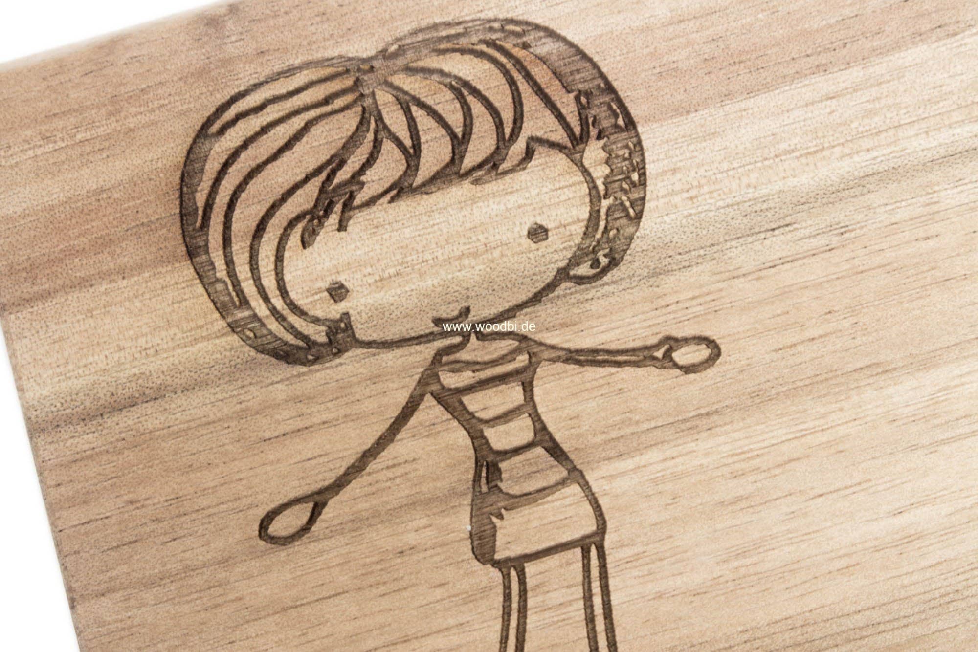 Details Gravurbild von Woodbi