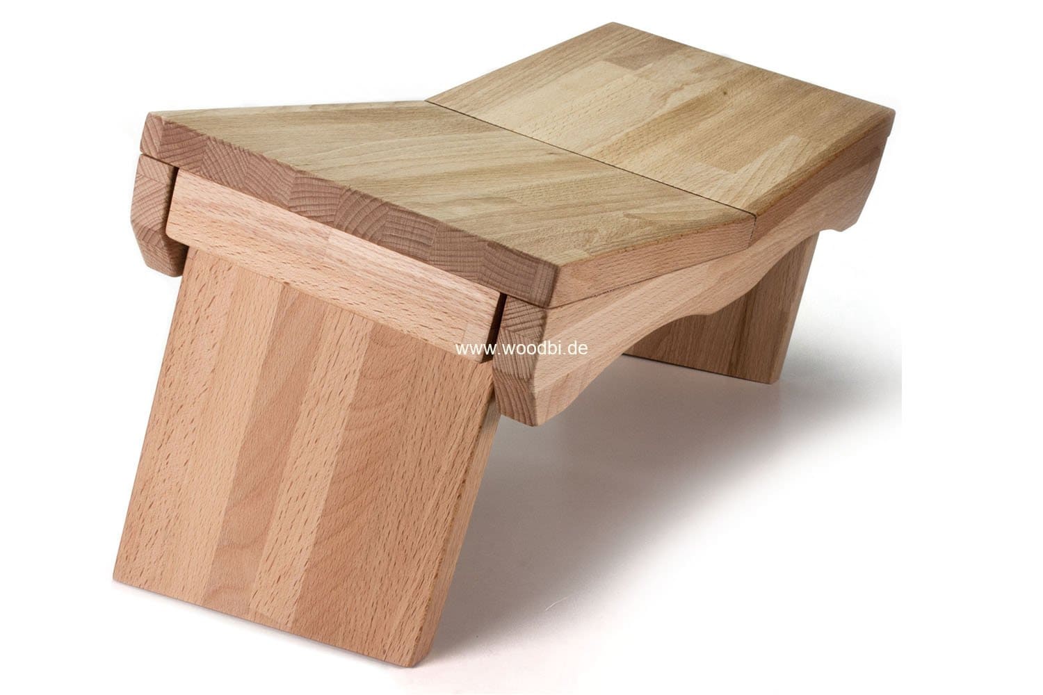 Meditationsbank aus Holz